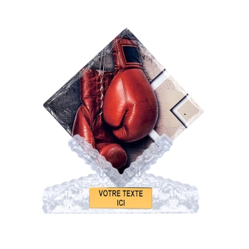 Trophée céramique gants de boxe 46103